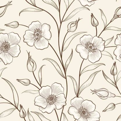 LL75 Cream Leather Fabric | Fabric Light Brown