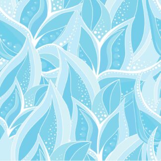 LL56 Fabric By The Yard BLUE | Rare Found Fabric