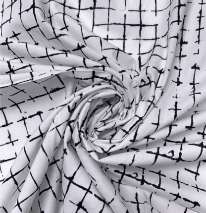 DC02 White Cotton Fabric