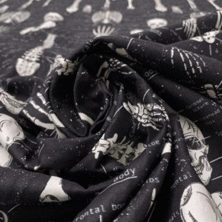 LC06 Black Cotton fabric
