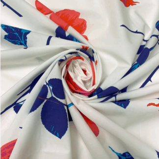 LC03 White Cotton Fabric