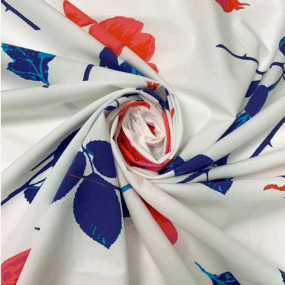 LC03 White Cotton Fabric