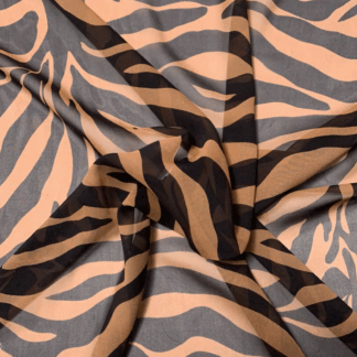 VC03 Baroque Patterned Fabric including tiger motifs