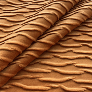 LJ01 Brown Jacquard Fabric