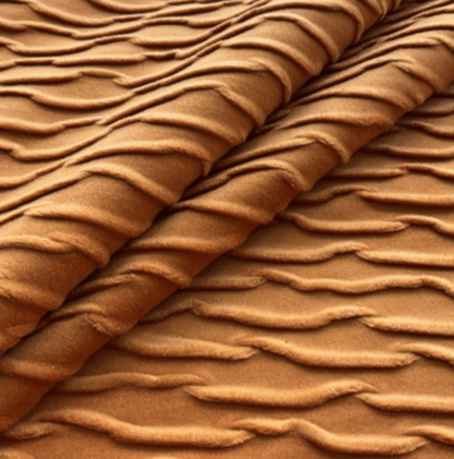 LJ01 Brown Jacquard Fabric