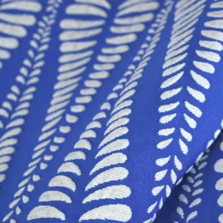 DJ04 Navy Jacquard Fabric with Tiny Patterns
