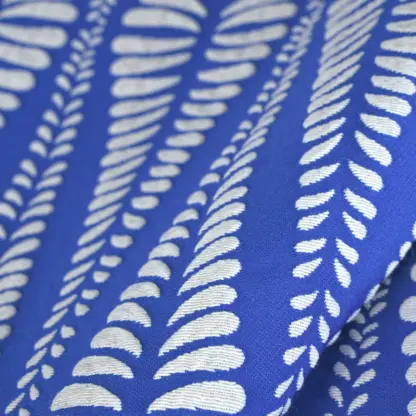 DJ04 Navy Jacquard Fabric with Tiny Patterns