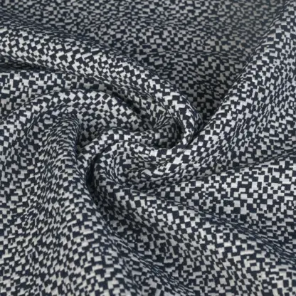 DJ14 Gray Jacquard Fabric With Little Black Pattern