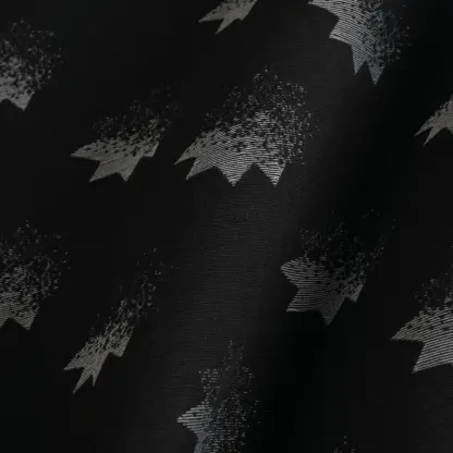 DL66 Black Fabric for Shoes, Sewing