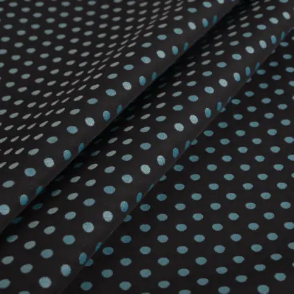 FJ03 Navy Blue Jacquard Fabric