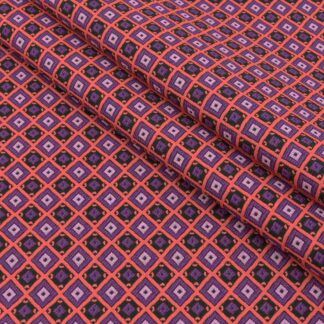 DJ15 Pink Jacquard Fabric with little patterns for Sneaker Customizing, Shoes, Bags