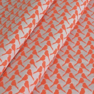 DJ11 Red Jacquard Fabric By The yard