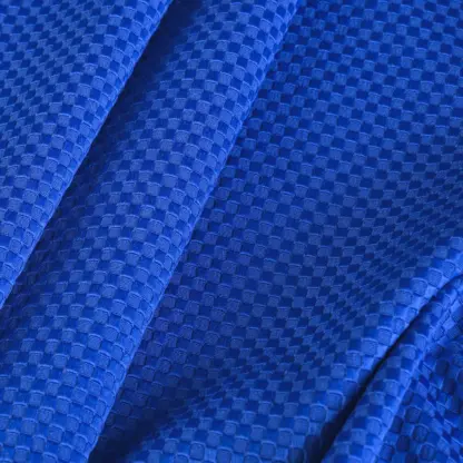 DJ21 Blue Jacquard Fabric with Mini Patterns